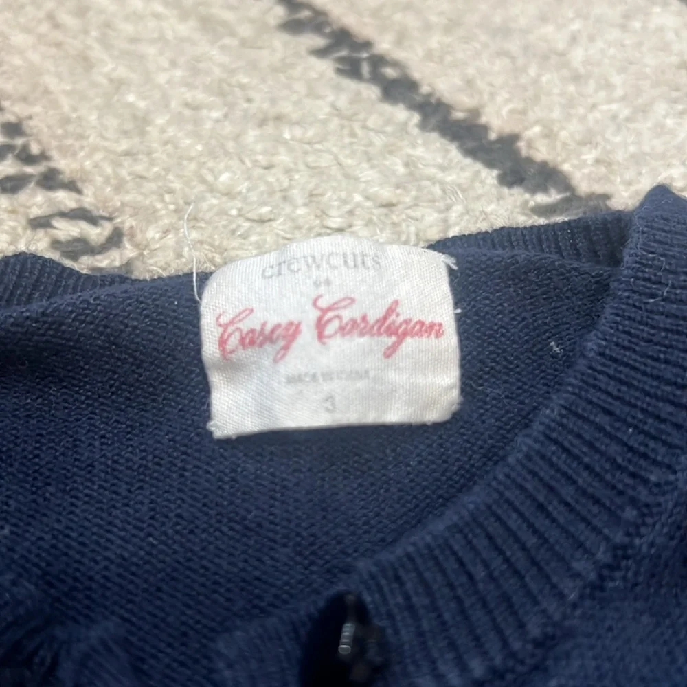 Crewcuts Blue Knit Cardigan